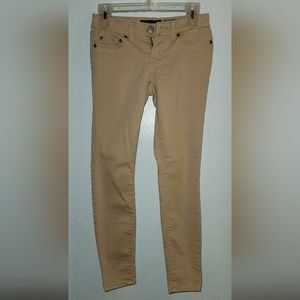 Aeropostale 0 beige tan brown khaki jeggings regular